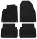 Floor accessory mats Velours black consists of 4 pieces  (1060432) - Saab 9-3 (2003-)