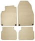 Floor accessory mats Velours beige consists of 4 pieces  (1060437) - Saab 9-3 (2003-)