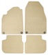 Floor accessory mats Velours beige consists of 4 pieces  (1060440) - Saab 9-3 (2003-)