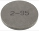 Adjusting disc, Valve clearance 2,95 mm  (1060583) - Volvo 200, 300, 700, 900