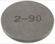 Adjusting disc, Valve clearance 2,90 mm  (1060584) - Volvo 200, 300, 700, 900