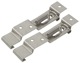 Licence plate clamp Stainless steel Kit 2 Pcs
