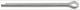 Split pin Clutch shaft 907857 (1061347) - Volvo PV
