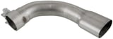 Exhaust pipe exposed Tailpipe left