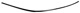 Zierleiste, Verglasung Frontscheibe Dachkante rechts lackiert black stone 39992614 (1062007) - Volvo S60 (-2009)