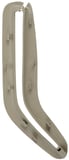 Cover, Safety belt right B-pillar beige