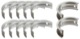 Main bearings shells, Crankshaft Standard Kit  (1062332) - Volvo C30, C70 (2006-), S40, V50 (2004-), S60 (-2009), S60 CC (-2018), S60, V60 (2011-2018), S80 (2007-), S80 (-2006), V40 (2013-), V40 CC, V60 CC (-2018), V70 P26, XC70 (2001-2007), V70, XC70 (2008-), XC60 (-2017), XC90 (-2014)