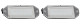 Licence plate light Kit for both sides 9152295 (1062814) - Volvo 850, 900, S90 (-1998)