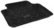 Floor accessory mat, single Synthetic material black rear left