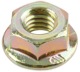 Lock nut Flange nut Lock nut with serration with metric Thread M6  (1063022) - universal ohne Classic