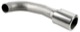 Exhaust pipe right with chromed tailpipe cover 31303386 (1063638) - Volvo C30, S40 (2004-), V50