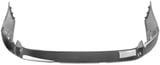 Bumper cover rear painted silver metallic