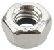 Lock nut with plastic-insert with metric Thread M6 Stainless steel