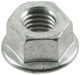 Lock nut all-metal with Collar with metric Thread M10 Zinc-coated 4348512 (1064929) - Saab 9-5 (-2010)