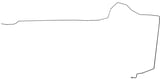 Brake line left Rear axle