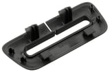 Cover, Safety belt rear left grey granite
