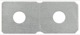 Spacer, Hinge for Tailgate Rubber 4559654 (1066233) - Saab 9-3 (-2003), 900 (1994-)