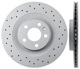 Brake disc Rear axle perforated internally vented Sport Brake disc 31471816 (1066754) - Volvo S60, V60, V60 CC (2019-), S90, V90 (2017-), V90 CC, XC60 (2018-), XC90 (2016-)