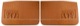 Interior door panel front brown Kit for both sides  (1066803) - Volvo 120, 130, 220