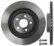Brake disc Rear axle internally vented 31687441 (1067331) - Volvo C40, XC40/EX40, XC90 (2016-)