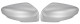 Abdeckkappe, Außenspiegel links / rechts R-Design silber matt Nachrüstsatz für beide Seiten 31659506 (1067400) - Volvo XC60 (-2017)