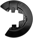 Splash panel, Brake disc right Front axle