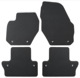 Floor accessory mats Textile black (offblack) R-Type consists of 4 pieces 31426037 (1067586) - Volvo S60, V60, S60 CC, V60 CC (2011-2018)