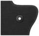 Fußmattensatz Textil schwarz (offblack) R-Design bestehend aus 4 Stück