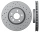 Brake disc Front axle perforated internally vented Sport Brake disc 31423305 (1067861) - Volvo XC60 (-2017)