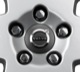 Wheel Center Cap dark grey for Genuine Light alloy rims Kit