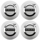 Wheel Center Cap silver for Genuine Light alloy rims Kit 31454233 (1067893) - Volvo 200, 700, 850, 900, C30, C40, C70 (2006-), C70 (-2005), S40 (-2004), S40, V50 (2004-), S60 (2019-), S60 (-2009), S60, V60, S60 CC, V60 CC (2011-2018), S70, V70, V70XC (-2000), S80 (2007-), S80 (-2006), S90, V90 (2017-), S90, V90 (-1998), V40 (2013-), V40 CC, V60 (2019-), V60 CC (2019-), V70 P26, XC70 (2001-2007), V70, XC70 (2008-), V90 CC, XC40/EX40, XC60 (2018-), XC60 (-2017), XC90 (2016-), XC90 (-2014)