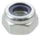 Lock nut with plastic-insert with metric Thread M8 Zinc-coated  (1067912) - universal 