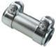 Pipe connector, Exhaust system 42 mm 125 mm  (1067953) - universal 