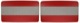 Interior door panel red-grey Kit for both sides  (1068213) - Volvo PV