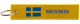 Schlüsselanhänger Jettag Made in Sweden gelb  (1068252) - universal 