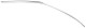 Zierleiste, Verglasung Heckscheibe links lackiert electric silver metallic 39894154 (1068731) - Volvo S60 (-2009)
