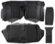 Bezug, Polster Rückbank Sitzfläche Rückenlehne schwarz Satz  (1068900) - Volvo 120 130