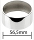 Chrome Bezel ring, Instrument small