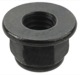 Lock nut with plastic-insert with Collar with metric Thread M6 painted
