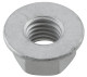 Lock nut all-metal with Collar with metric Thread M12