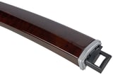 Trim moulding, door panel rear left walnut