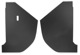 Innenverkleidung A-Säule schwarz Kunststoff Satz für beide Seiten  (1070581) - Volvo 120 130 220