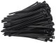 Cable clip black 100 pcs. 200 mm 7,6 mm  (1071193) - universal 