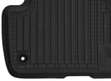 Floor accessory mats Rubber charcoal consists of 4 pieces
