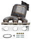 Catalytic converter left 36000214 (1071456) - Volvo S80 (2007-), V70, XC70 (2008-), XC60 (-2017)