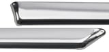 Trim moulding, Glas Side window, door front left chromed