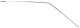 Zierleiste, Verglasung Türscheibe oben Beifahrertür blank silber 1268044 (1072086) - Volvo 700, 900, S90 (-1998)