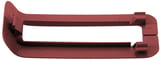 Cover, Safety belt B-pillar red