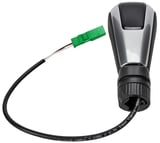 Gear Lever Leather crystal look