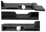 Trim moulding, Glas Side window, door rear left